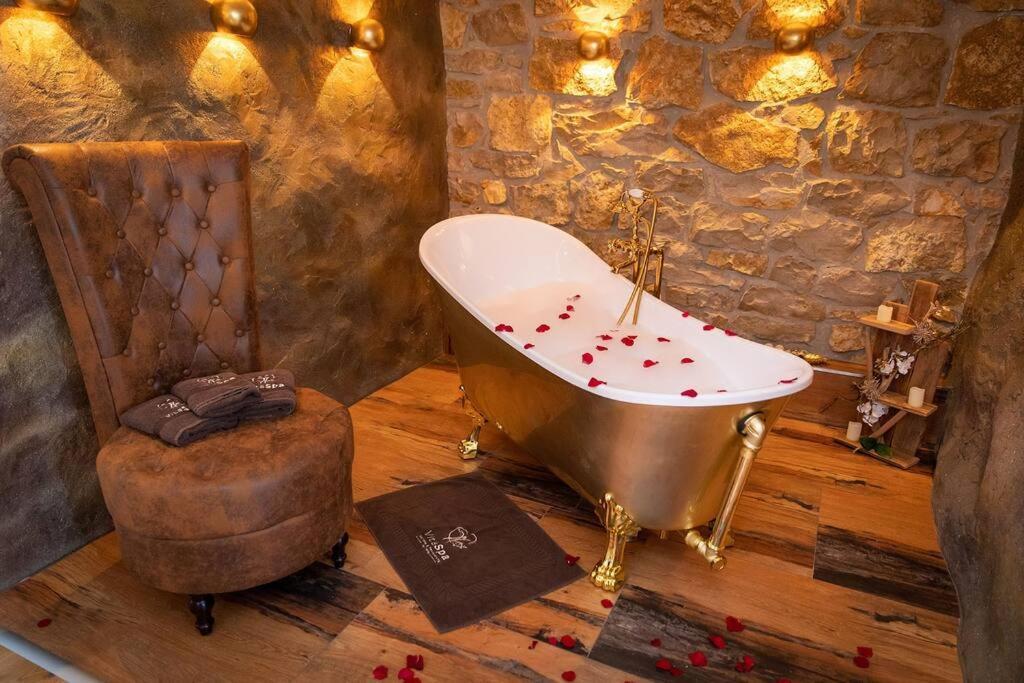 Chalet Vitaspa - Whirlpool & Sauna Privatspa Pegnitz Exteriér fotografie